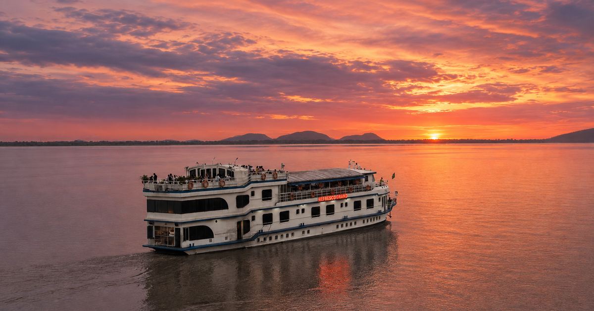 River cruise on the Brahmaputra